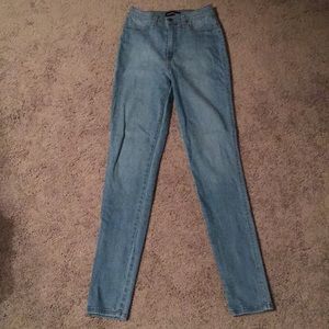 High Waisted Medium Wash Jeans